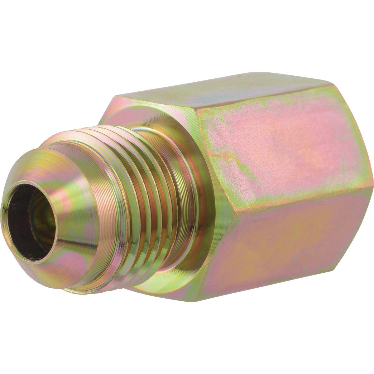 Eastman 3/8 In. OD Flare x 3/8 In. FIP Brass Adapter Gas Fitting Eastman 3/8 In. OD Flare x 3/8 In. FIP Brass Adapter Gas Fitting