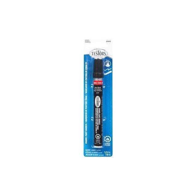 Testors 1/3 Oz. Enamel Craft Paint Marker, Black Gloss Testors 1/3 Oz. Enamel Craft Paint Marker, Black Gloss