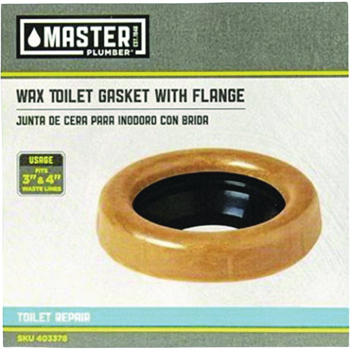 Master Plumber No. 1 No-Seep Wax Toilet Gasket Master Plumber No. 1 No-Seep Wax Toilet Gasket