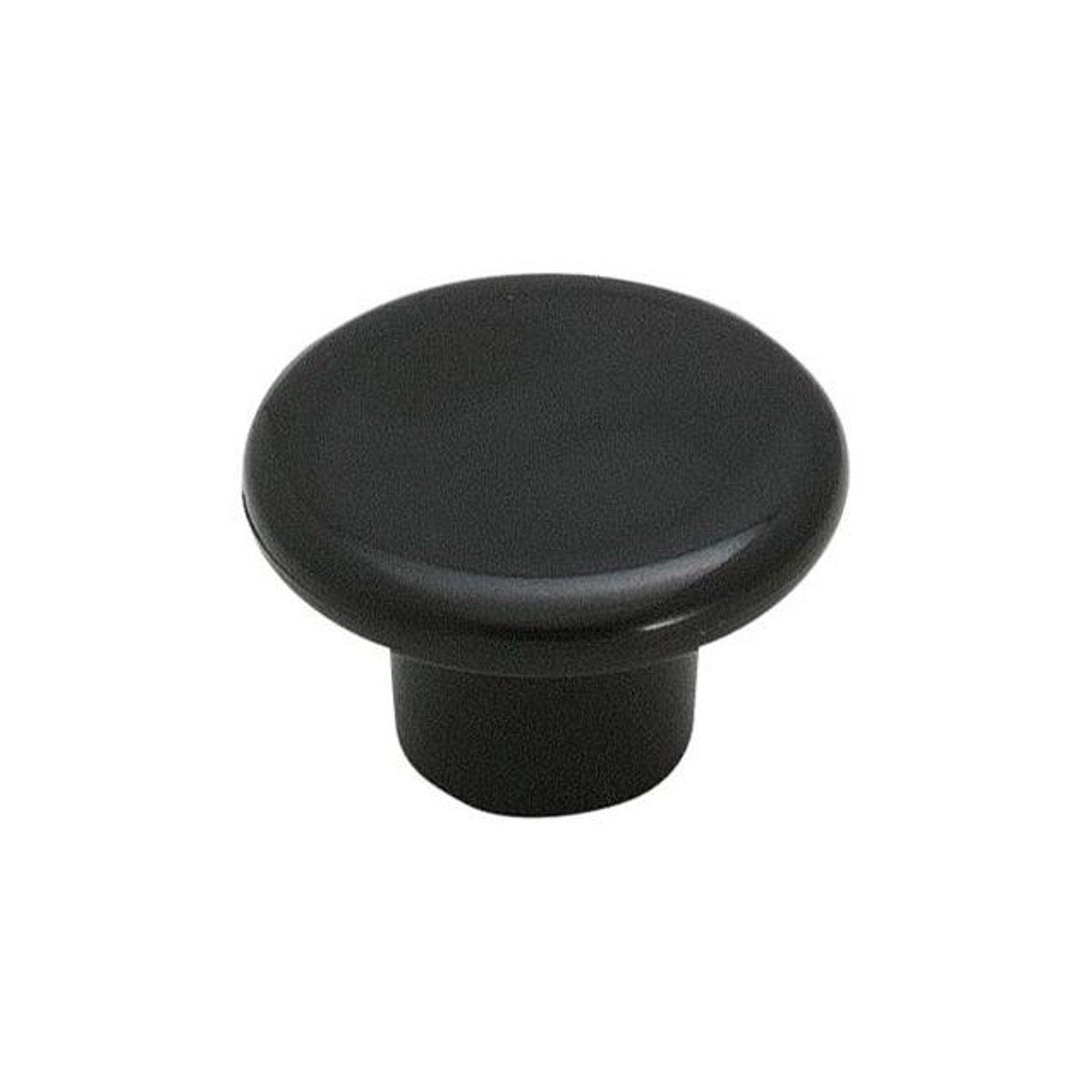 Amerock Everyday Heritage 1-1/4 In. Black Cabinet Knob Amerock Everyday Heritage 1-1/4 In. Black Cabinet Knob