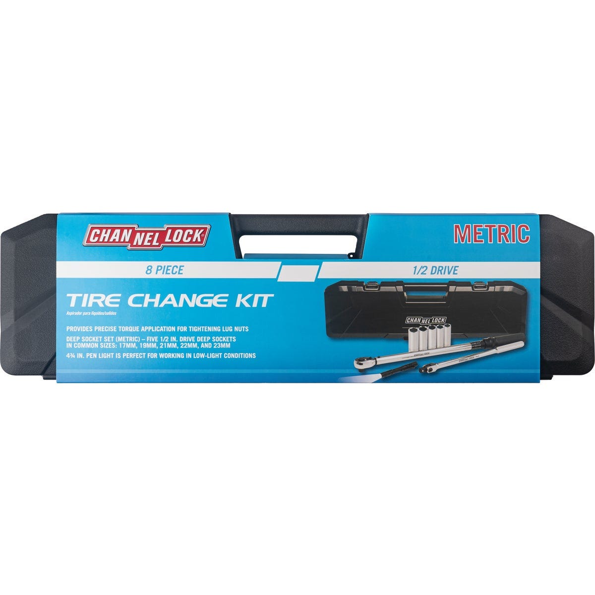 Channellock 1/2 In. Torque Wrench Tire Change Kit (8-Piece) - photo 2 Channellock 1/2 In. Torque Wrench Tire Change Kit (8-Piece) - photo 2