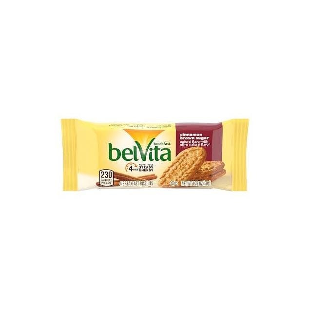 Mondelez 1.76 Oz. Belvita Cinnamon & Brown Sugar Cookie Mondelez 1.76 Oz. Belvita Cinnamon & Brown Sugar Cookie
