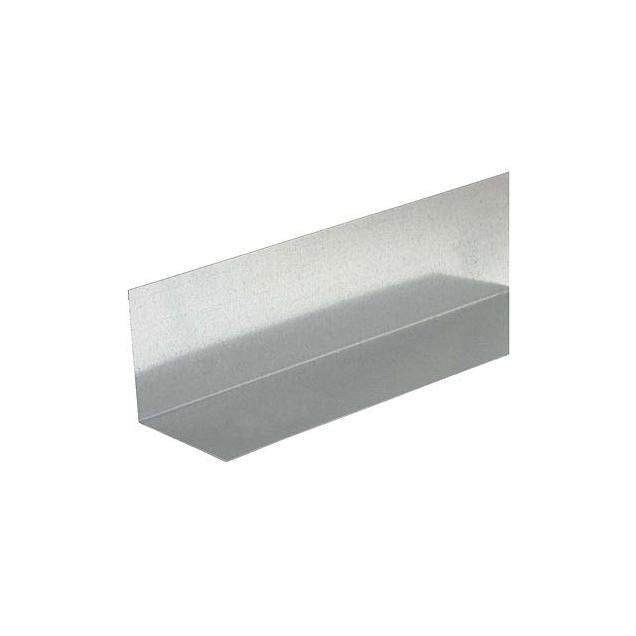 Amerimax 4 x 4 In. x 10 Ft. Galvanized Roof Edge Amerimax 4 x 4 In. x 10 Ft. Galvanized Roof Edge