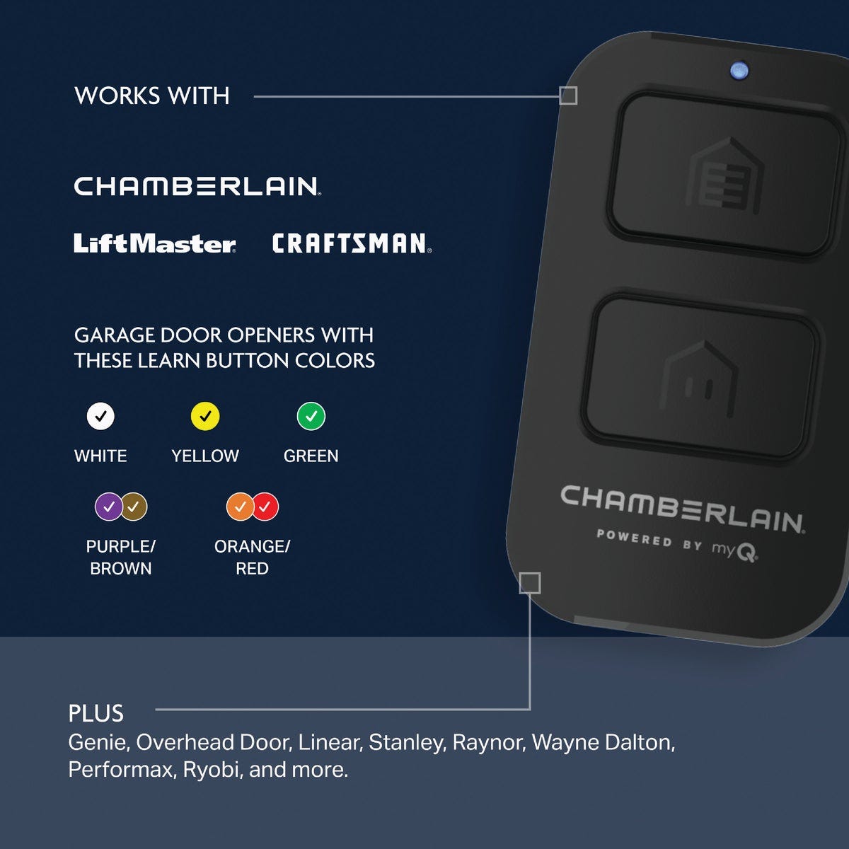 Chamberlain Universal Garage Door Remote Control - photo 3