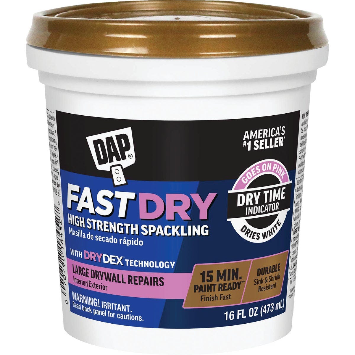 DAP Fast Dry 16 Oz. High Strength Spackling with DryDex Technology