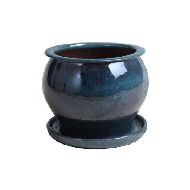 Trendspot 4 In. Aqua Blue Ceramic Studio Planter Trendspot 4 In. Aqua Blue Ceramic Studio Planter
