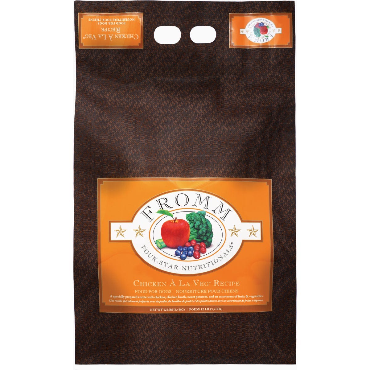 Fromm Four-Star Nutritionals Chicken A La Veg Recipe Dry Dog Food, 12 Lb. Fromm Four-Star Nutritionals Chicken A La Veg Recipe Dry Dog Food, 12 Lb.