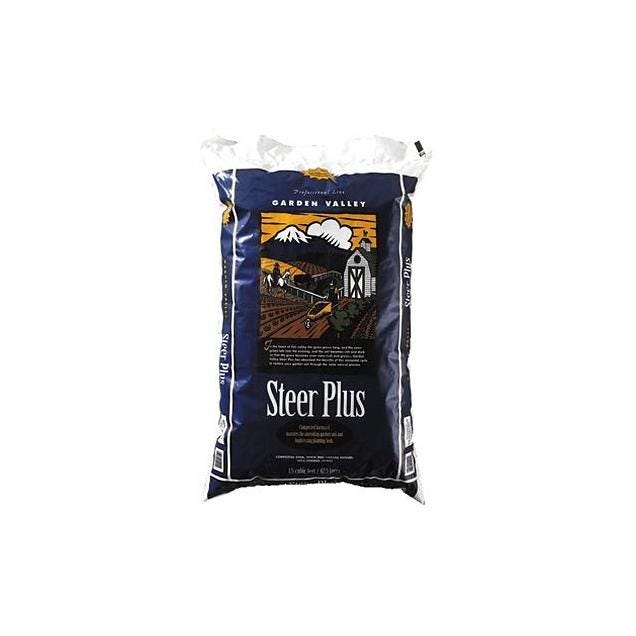 Garden Valley 1.5 Cu. Ft. Steer Plus Compost Garden Valley 1.5 Cu. Ft. Steer Plus Compost