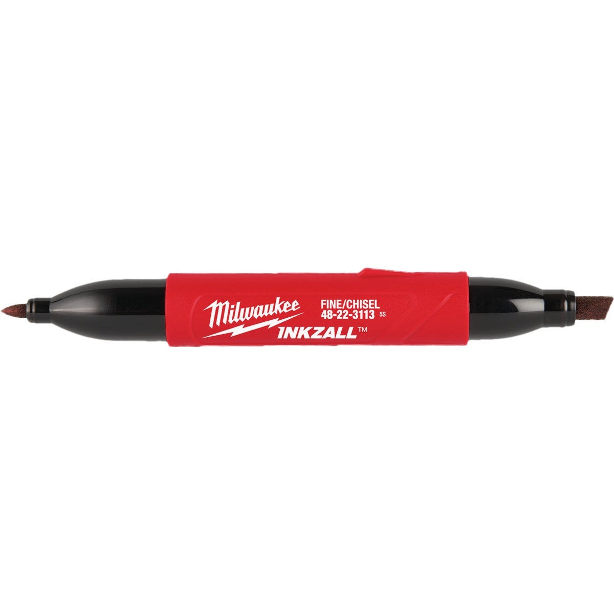 Milwaukee INKZALL Double-Sided Black Fine Point & Chisel Tip Jobsite Marker - photo 2