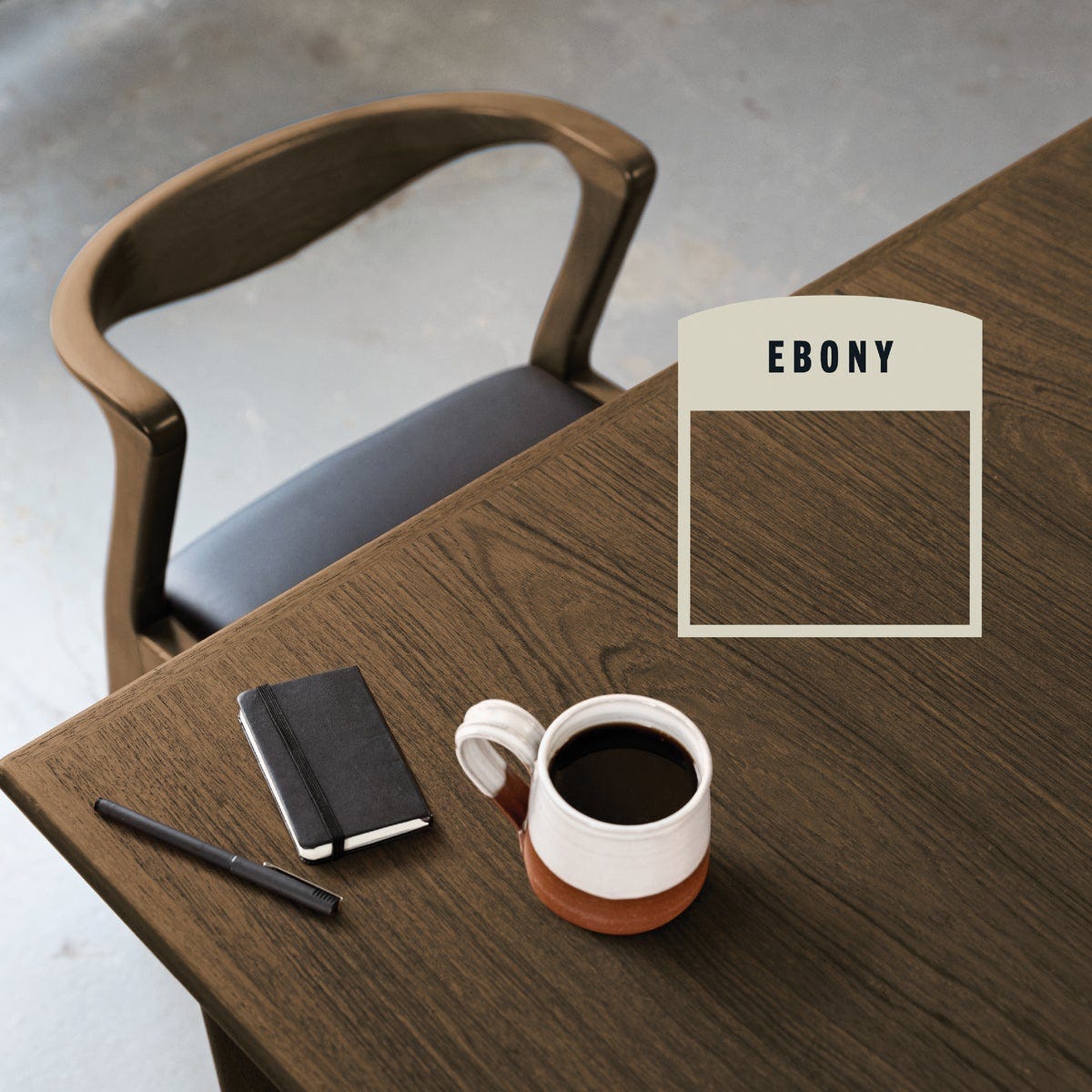 Varathane Fast Dry Ebony Wood Urethane Modified Alkyd Interior Wood Stain, 1 Qt. - photo 3