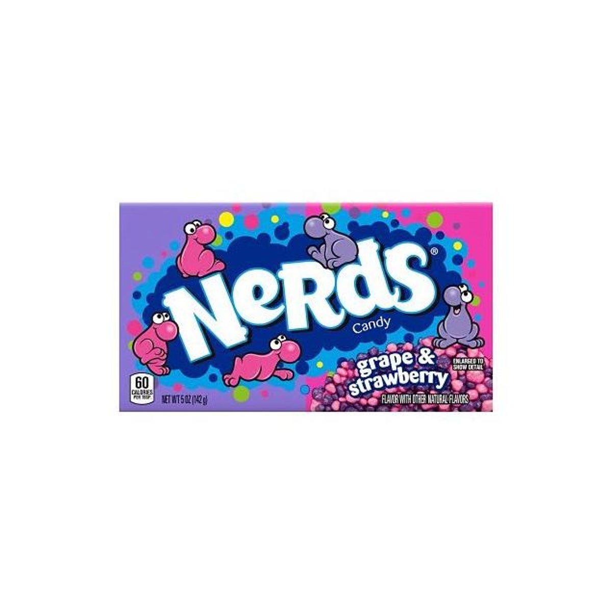 Nerds 5 Oz. Grape & Strawberry Tiny Tangy Candy Nerds 5 Oz. Grape & Strawberry Tiny Tangy Candy
