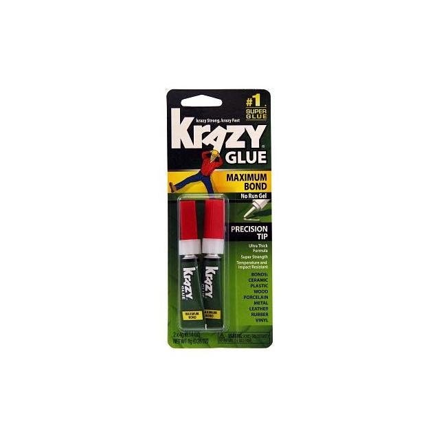 Krazy Glue 0.14 Oz. Clear Precision Tip Gel (2-Pack) Krazy Glue 0.14 Oz. Clear Precision Tip Gel (2-Pack)
