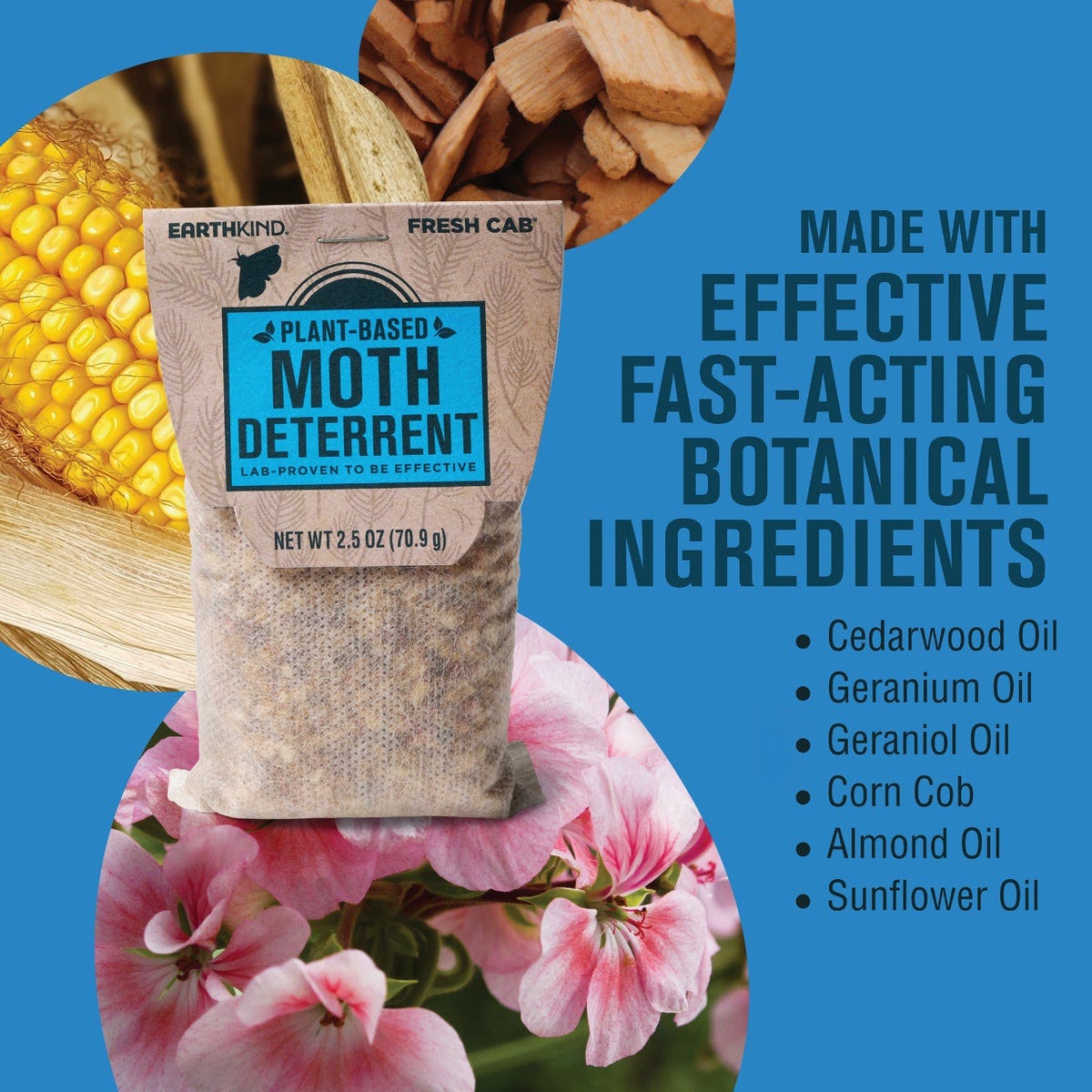 EarthKindFresh Cab 30 to 60-Day Natural Moth Repellent Refill Pouch (2-Pack) - photo 6