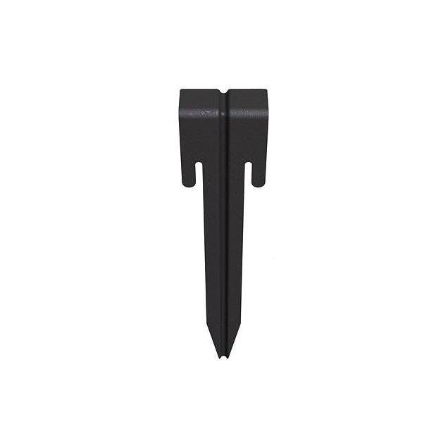 Panacea Products 10.5 In. Black Steel Edging Stakes (3-Pack) Panacea Products 10.5 In. Black Steel Edging Stakes (3-Pack)