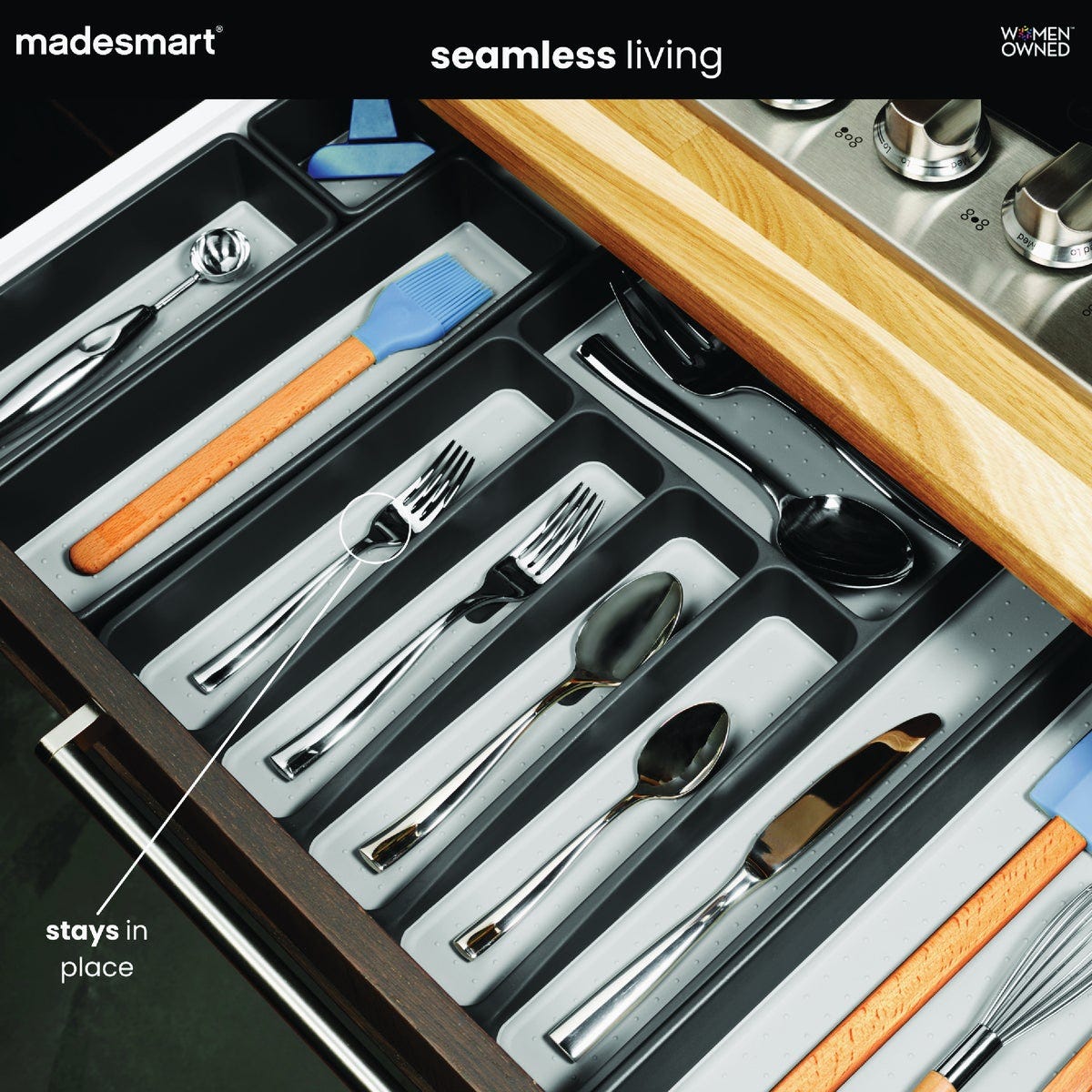 MadeSmart Classic 5 Compartment Silverware Tray - photo 4 MadeSmart Classic 5 Compartment Silverware Tray - photo 4