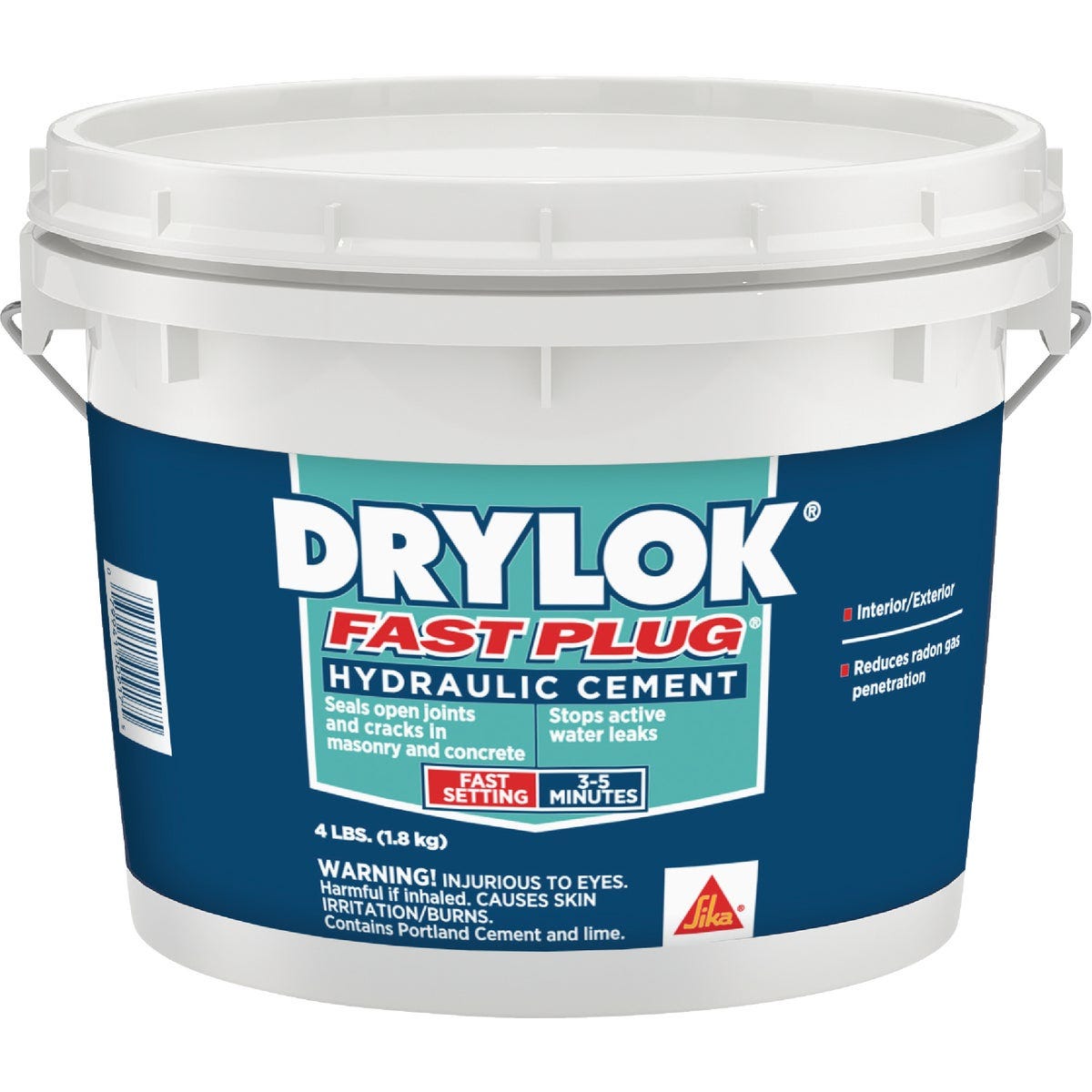 Drylok Fast Plug 4 Lb. Pail Hydraulic Cement