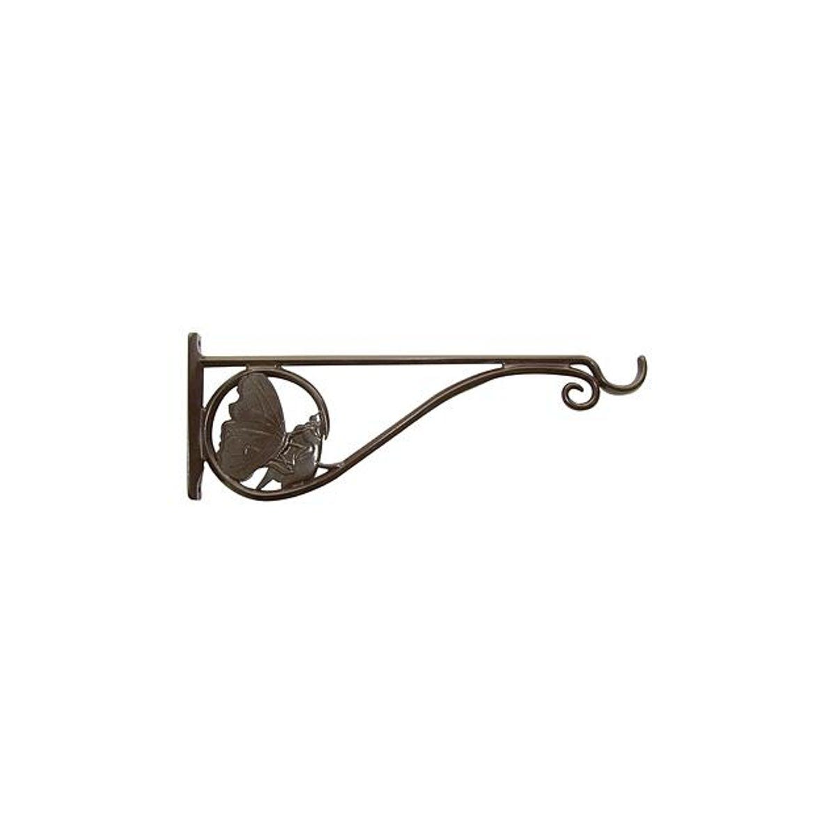 Green Thumb 15 In. Brown Aluminum Butterfly Hanging Plant Bracket