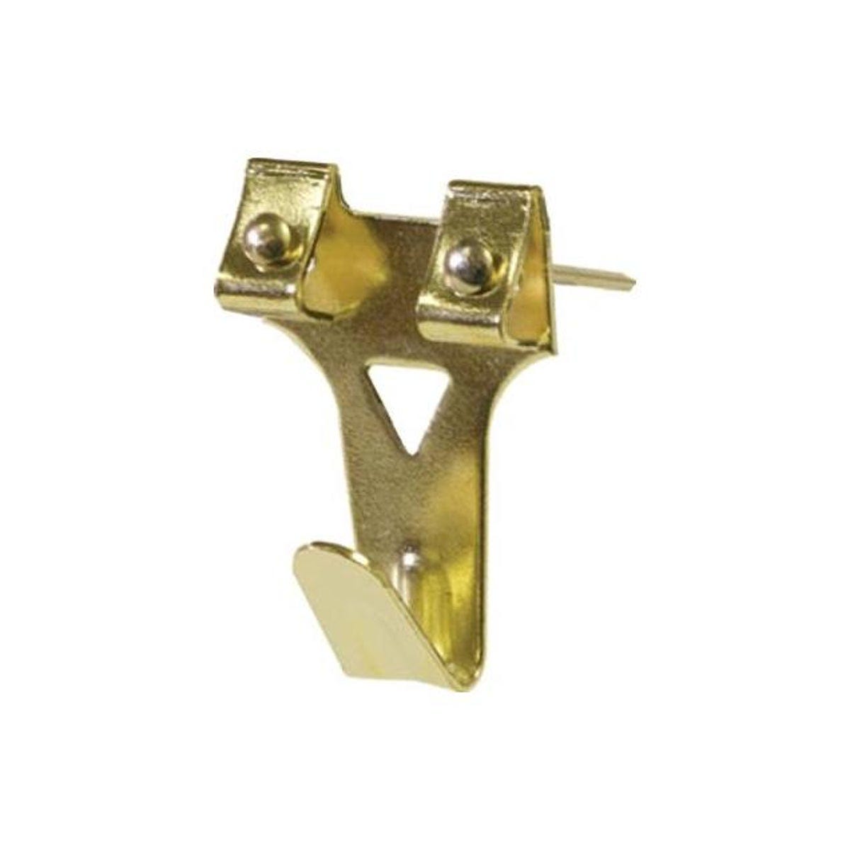 Hillman 40 Lb. Brass-Plated Picture Hangers (3-Pack)