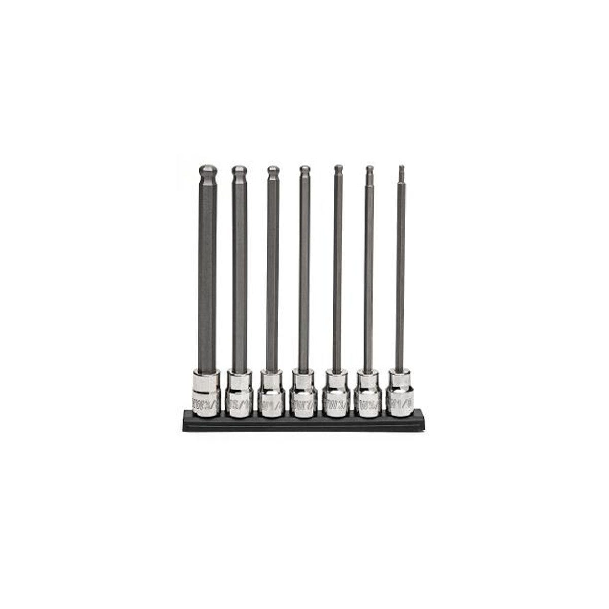 Master Mechanic SAE Long Ball End Socket Set (7-Piece) Master Mechanic SAE Long Ball End Socket Set (7-Piece)