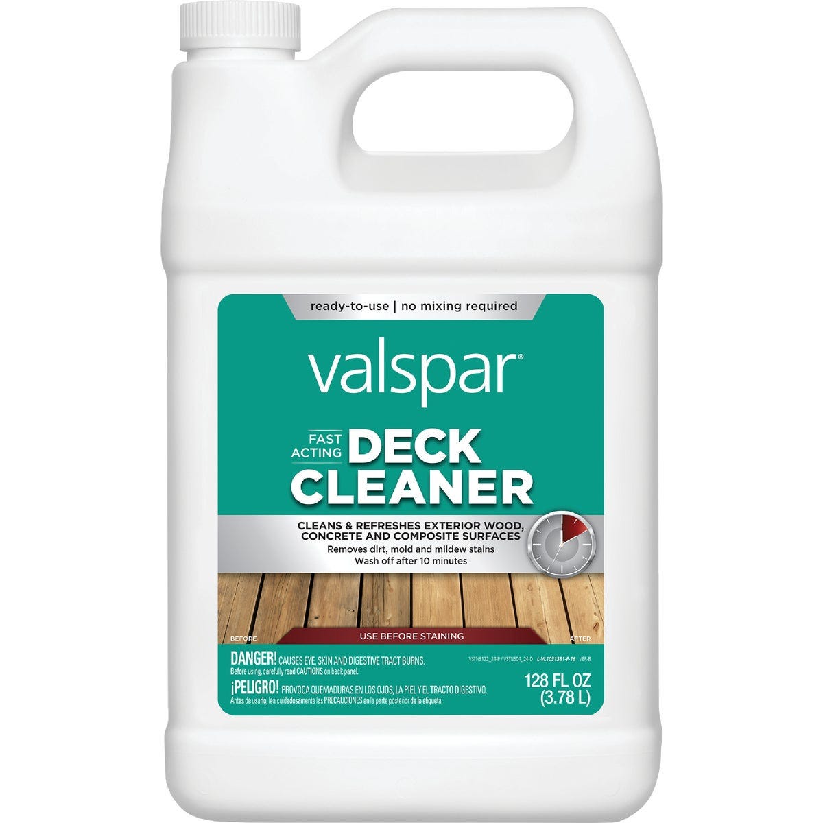 Valspar 1 Gal. Fast Acting Deck Cleaner