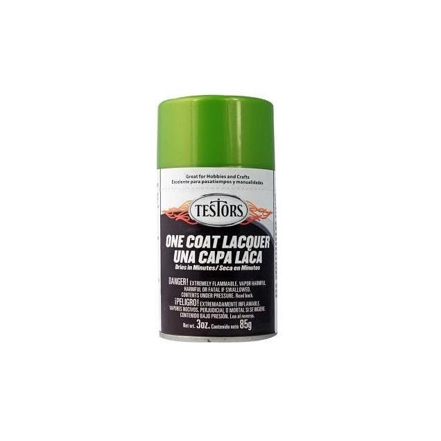 Testors 3 Oz. Lime Gloss One-Coat Lacquer Craft Spray Paint