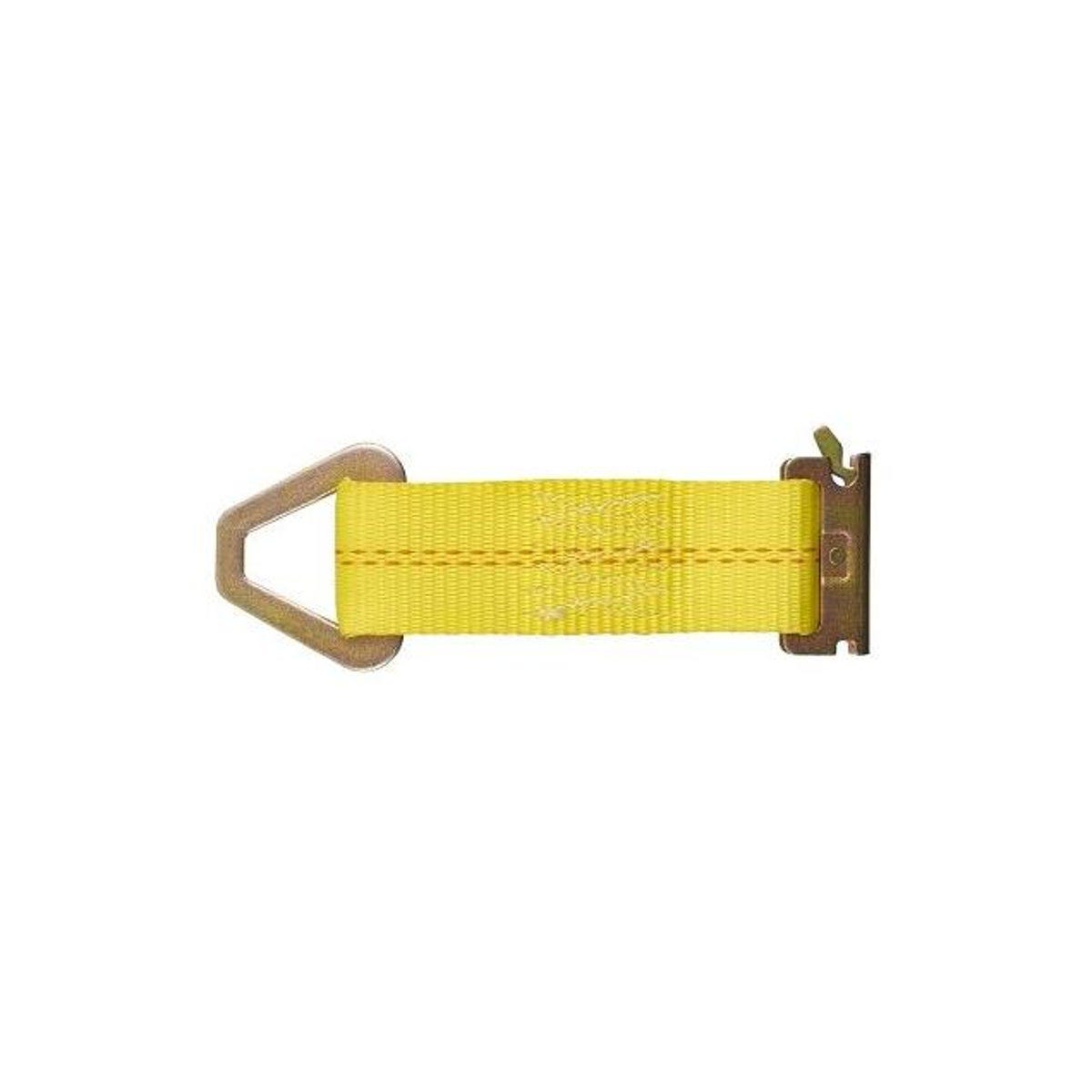 Keeper 7 In. E-Track Tie Off Strap With Stamped D-Ring