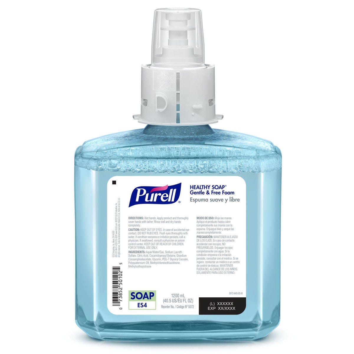 Purell ES4 1200mL Healthy Soap Gentle & Free Foam Refill - photo 2