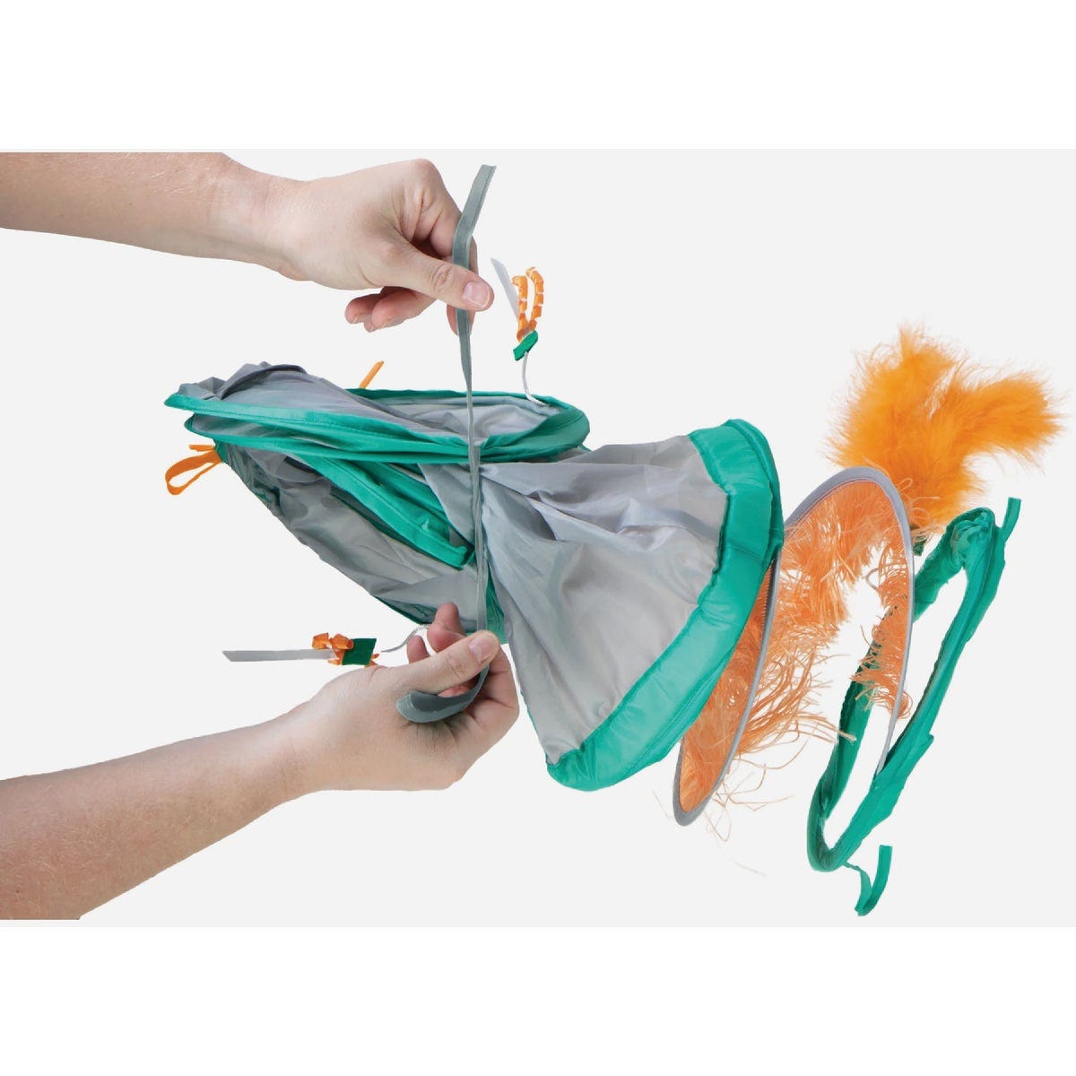SmartyKat Fringe Frenzy Triple Tunnel Activity Cat Toy - photo 4 SmartyKat Fringe Frenzy Triple Tunnel Activity Cat Toy - photo 4