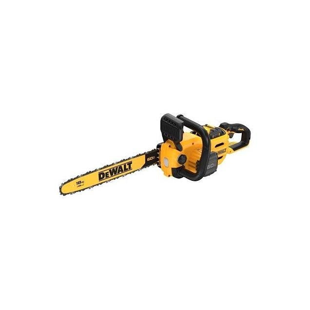 DEWALT 60V Cordless Electric Chainsaw Kit, 2.8 HP Brushless Motor, 18 In., Battery & Charger DEWALT 60V Cordless Electric Chainsaw Kit, 2.8 HP Brushless Motor, 18 In., Battery & Charger