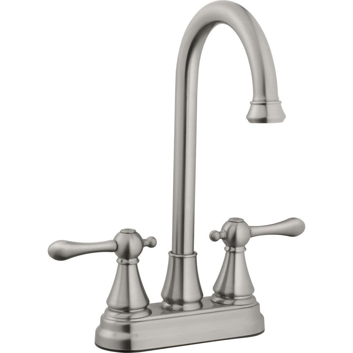 HomePointe 2-Handle Metal Brushed Nickel Bar Faucet HomePointe 2-Handle Metal Brushed Nickel Bar Faucet