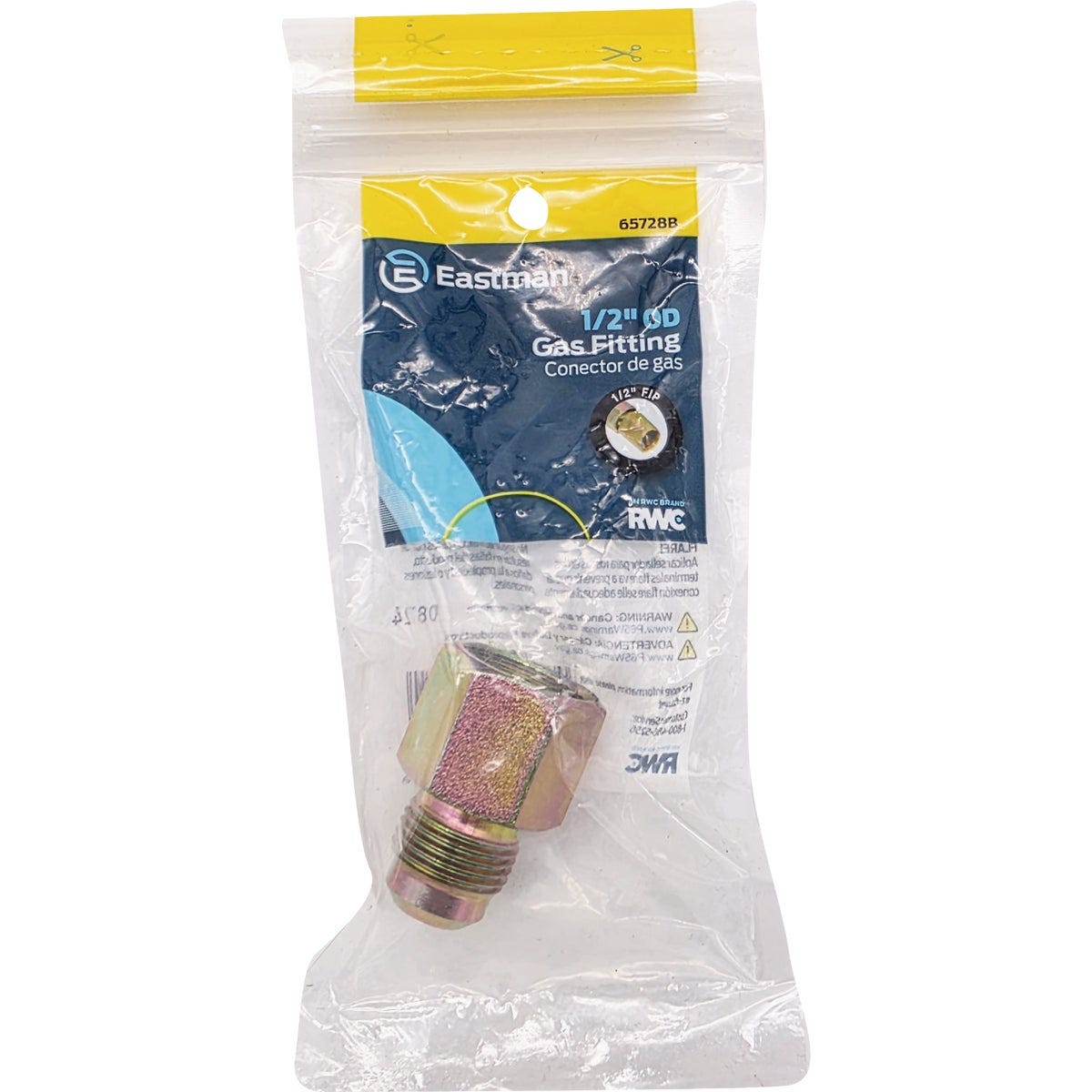 Eastman 1/2 In. OD Flare x 1/2 In. FIP Brass Adapter Gas Fitting - photo 2 Eastman 1/2 In. OD Flare x 1/2 In. FIP Brass Adapter Gas Fitting - photo 2