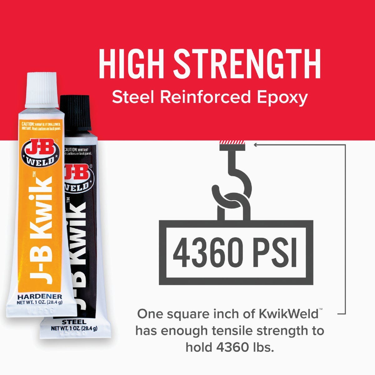 J-B Weld (2) 1 Oz. KwikWeld Epoxy - photo 3