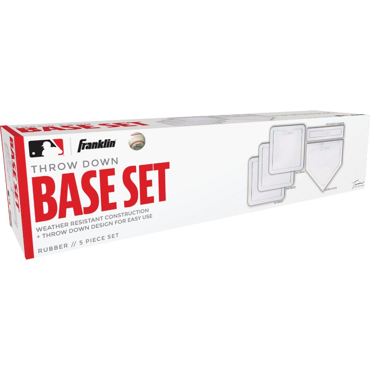 Franklin Heavy-Duty Rubber Tan Baseball Base Set Franklin Heavy-Duty Rubber Tan Baseball Base Set