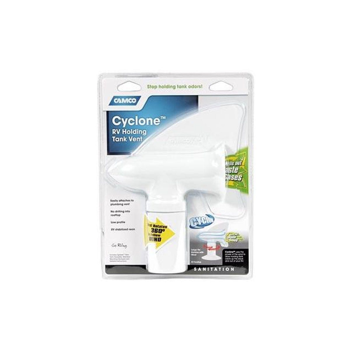 Camco White Cyclone Sewer Plumbing Vent Cover