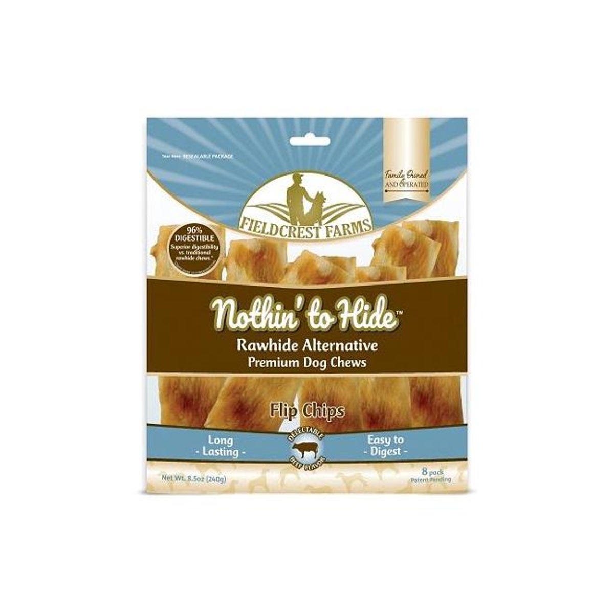 Fieldcrest Farms Nothin' to Hide Beef Coated Flip Chip Chews (8-Count)