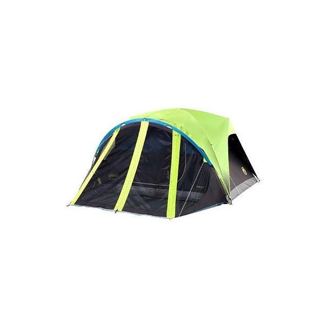 Coleman 4-Person Carlsbad Dark Room Fast Pitch Tent with Full Floor, Green Coleman 4-Person Carlsbad Dark Room Fast Pitch Tent with Full Floor, Green
