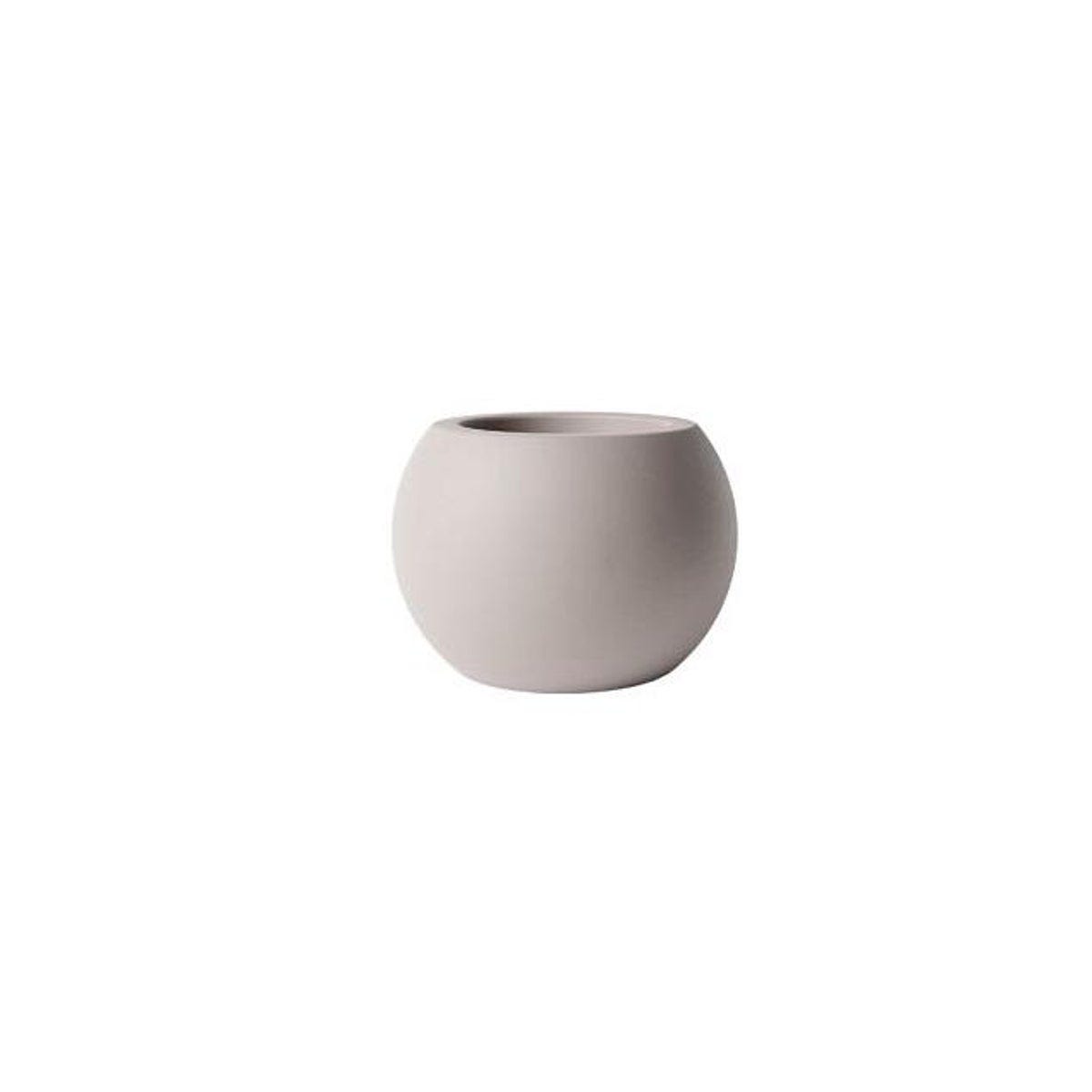 Avera 8 In. Natural Cement Sphere Planter