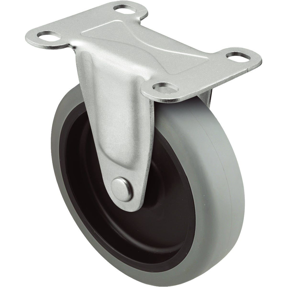 Colson 2 In. Gray TPR Rigid Plate Caster - photo 2
