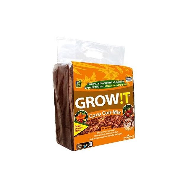 Hydrofarm Plant!t 9 Lb. 14 Oz. Organic Coco Coir Planting Mix