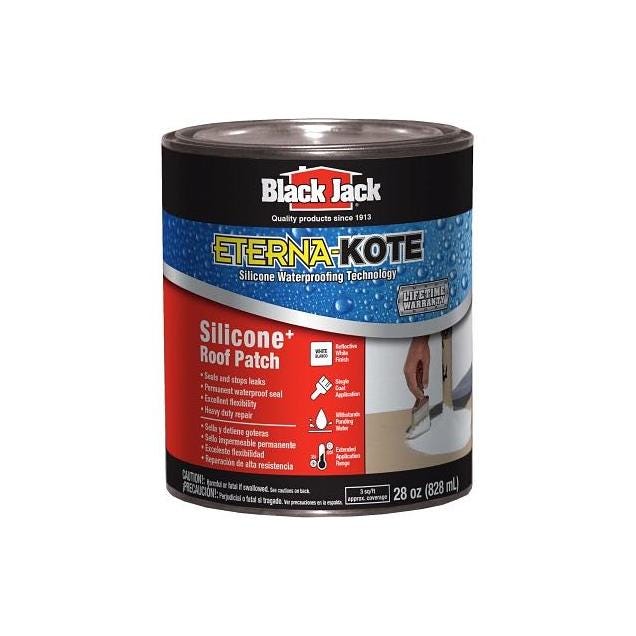 Black Jack 1 Qt. White Silicone Roof Patch Black Jack 1 Qt. White Silicone Roof Patch