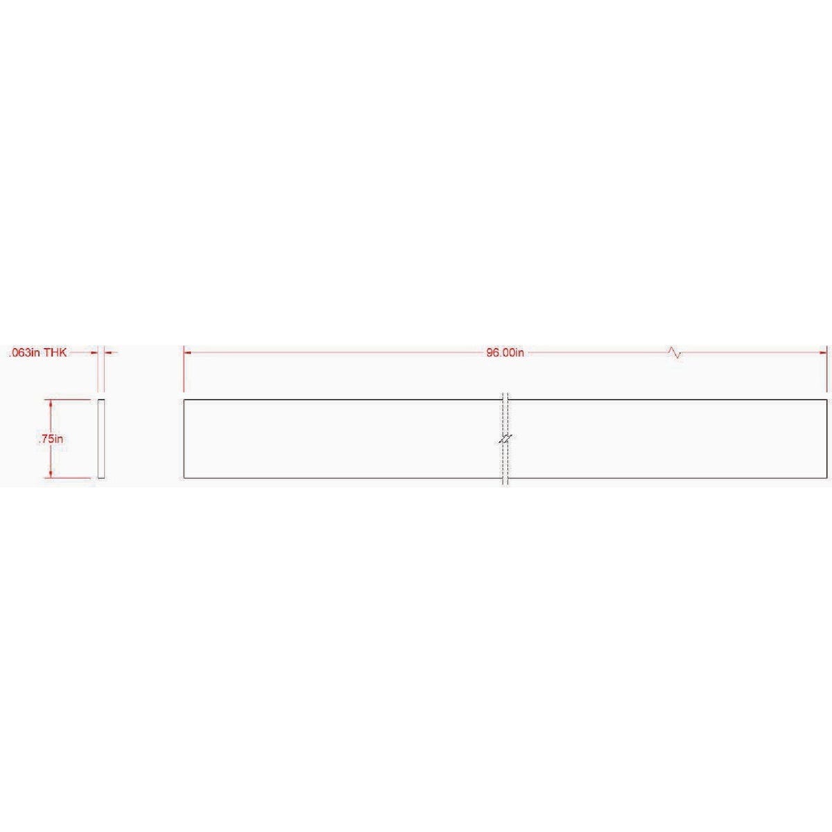 Hillman SteelWorks 1/16 In. x 3/4 In. x 8 Ft. Anodized Aluminum Flat Stock - photo 3 Hillman SteelWorks 1/16 In. x 3/4 In. x 8 Ft. Anodized Aluminum Flat Stock - photo 3