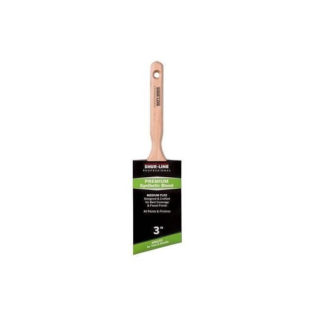 Shur-Line 3 In. Synthetic Blend Professional Angled Paint Brush