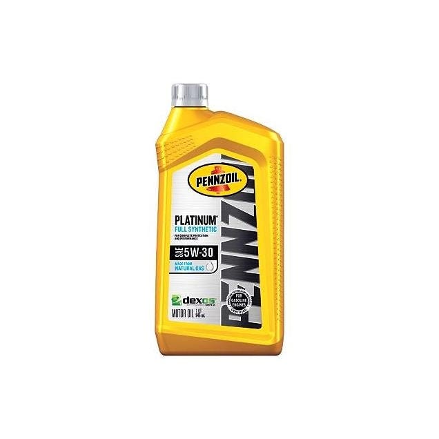 Pennzoil Platinum 1-Qt. 5W-30 Synthetic Motor Oil Pennzoil Platinum 1-Qt. 5W-30 Synthetic Motor Oil