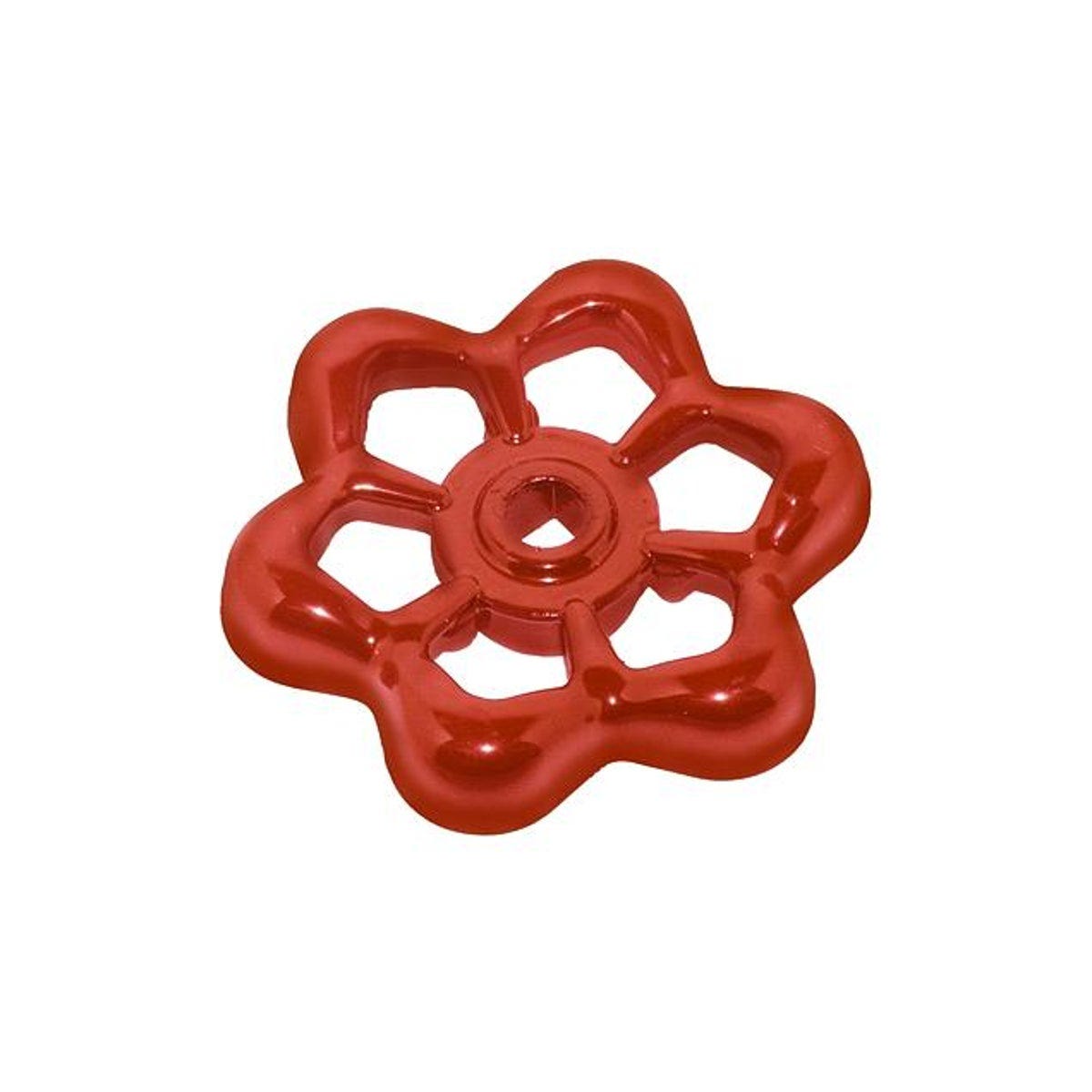 Master Plumber Square Stem Red Metal Sillcock Handle