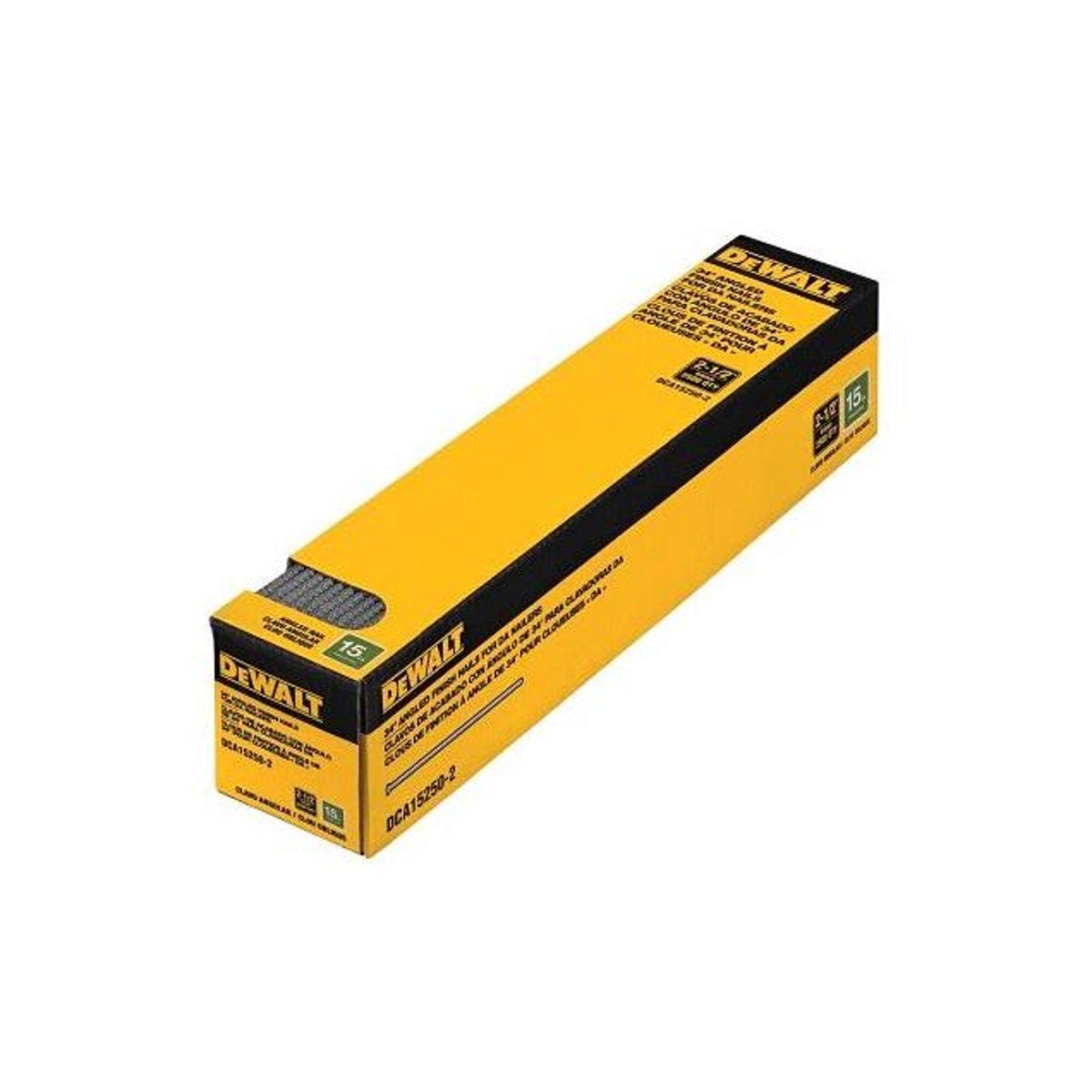 DeWalt 2500-Pack 1/2 In. 15-Gauge Collated Angled Finishing Nails
