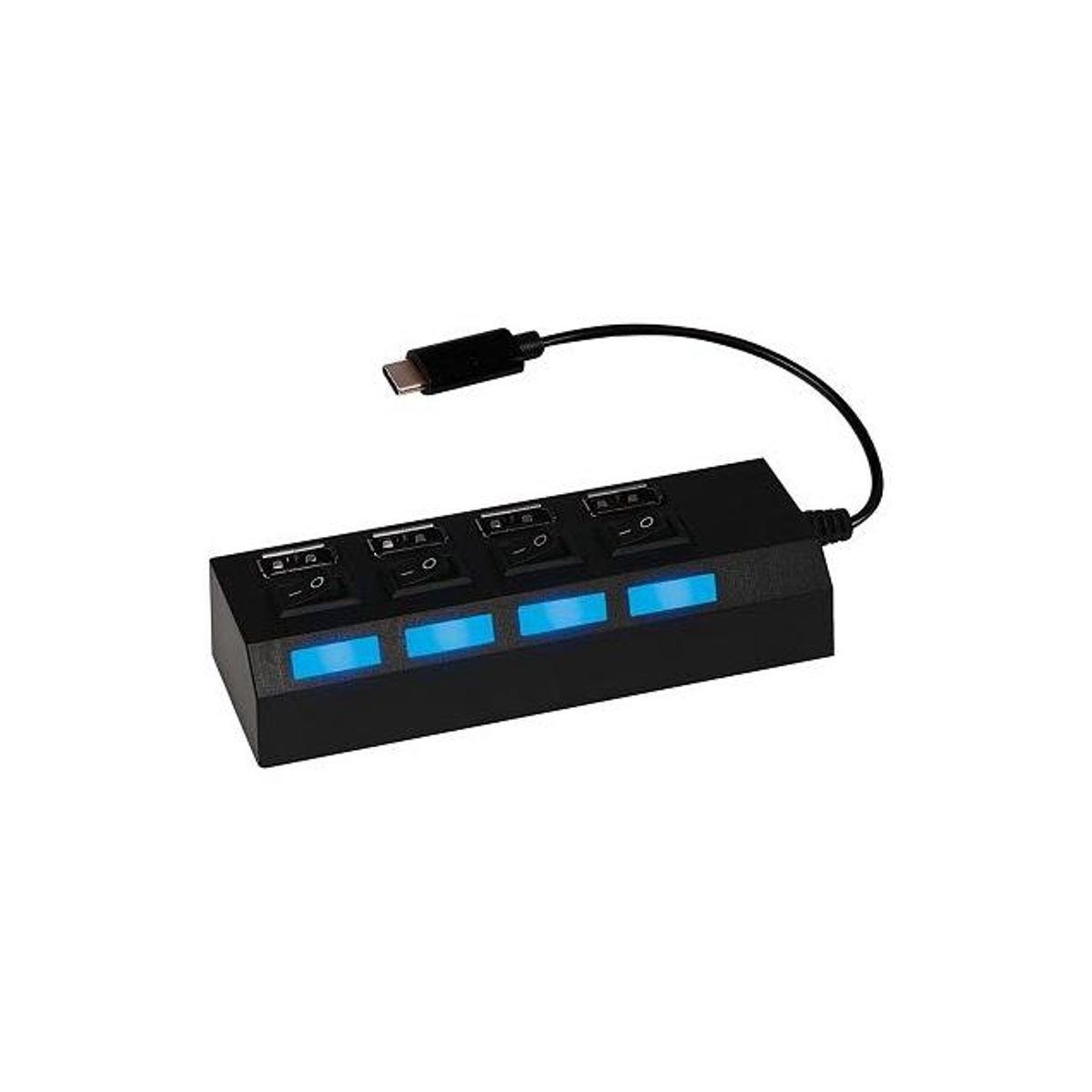 Audiovox USB to 4-Port USB Hub