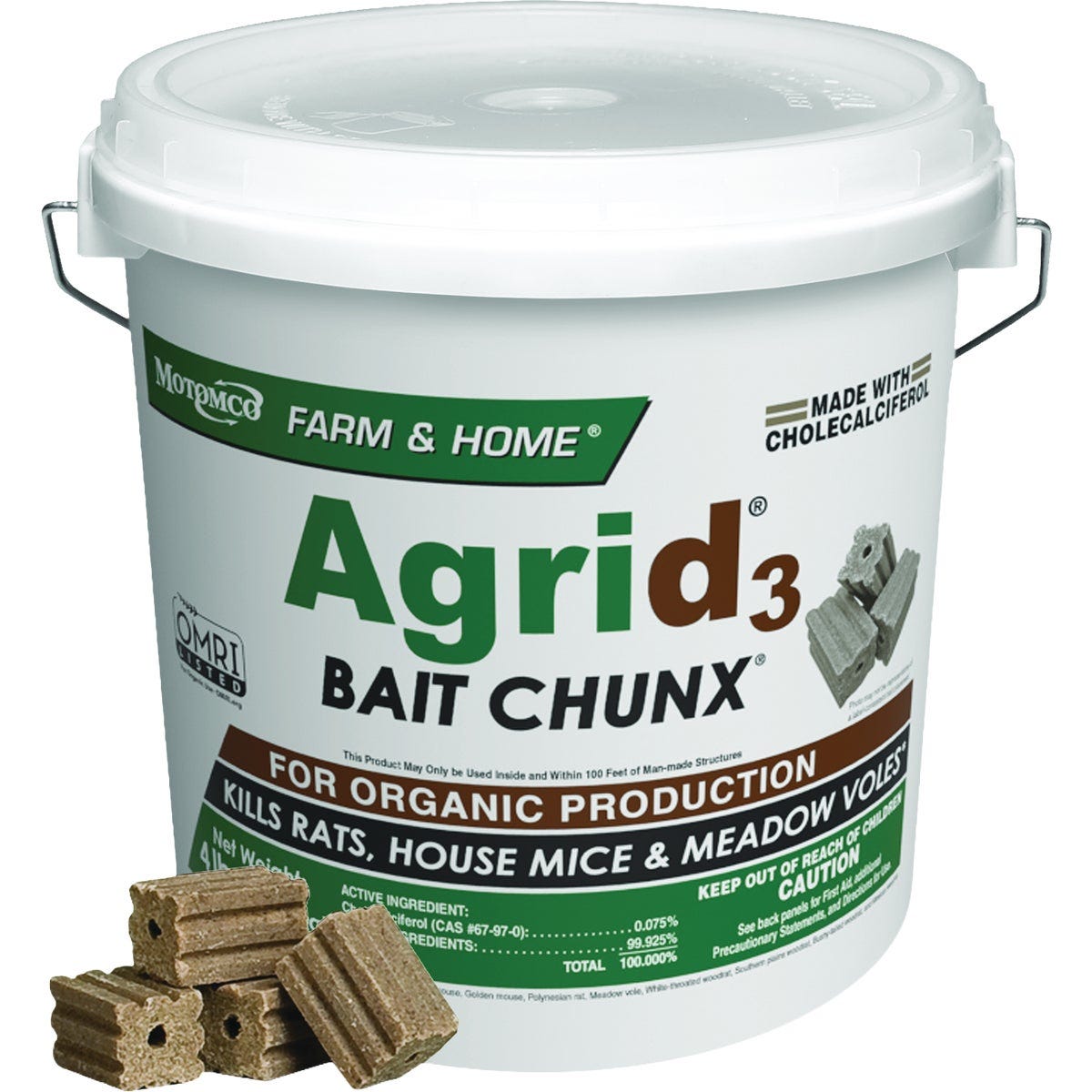 Agrid3 4 Lb. Chunx Mouse Bait Agrid3 4 Lb. Chunx Mouse Bait