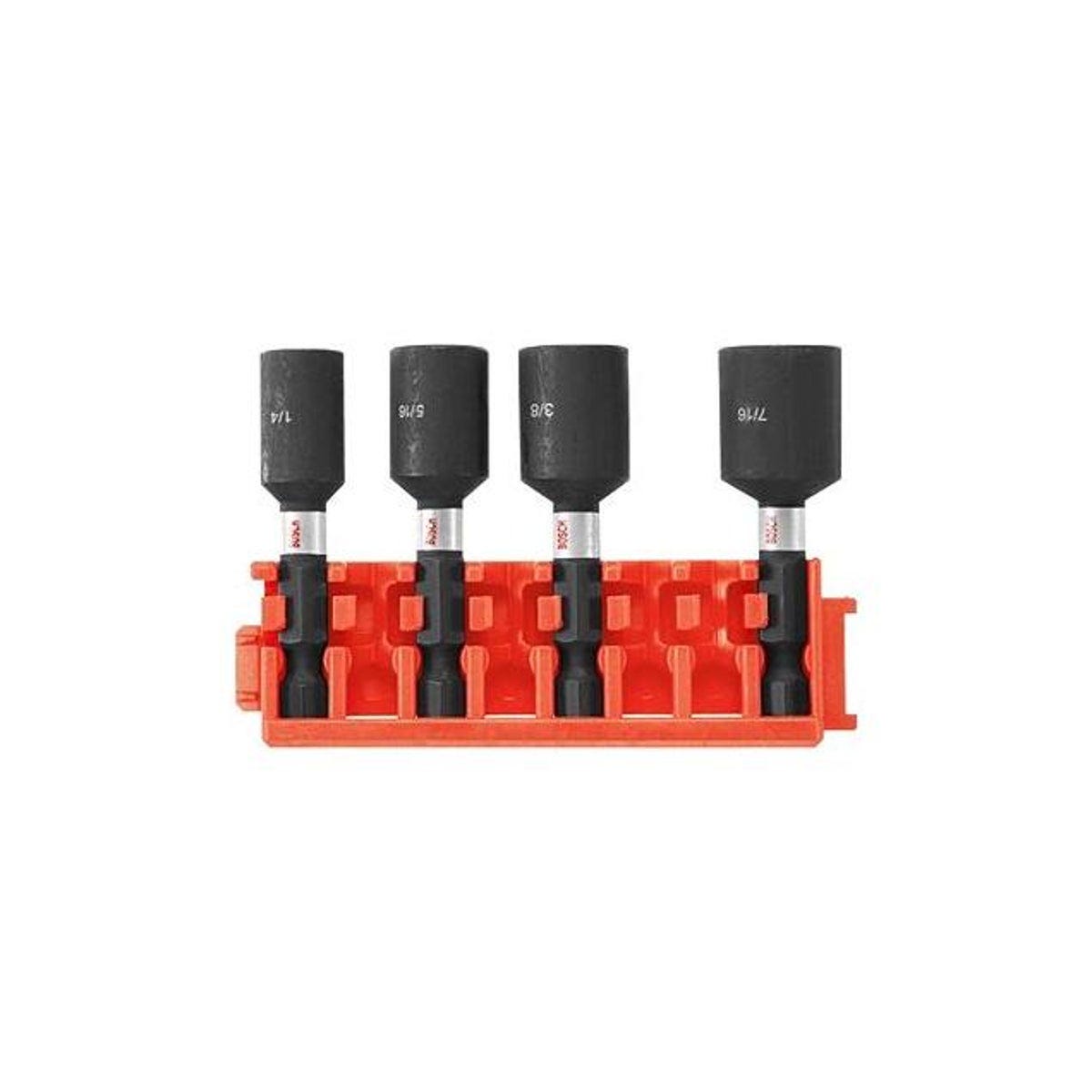 Bosch 4-Piece) 1-7/8 In. Impact Tough Nutdriver Bit Set (4-Piece)