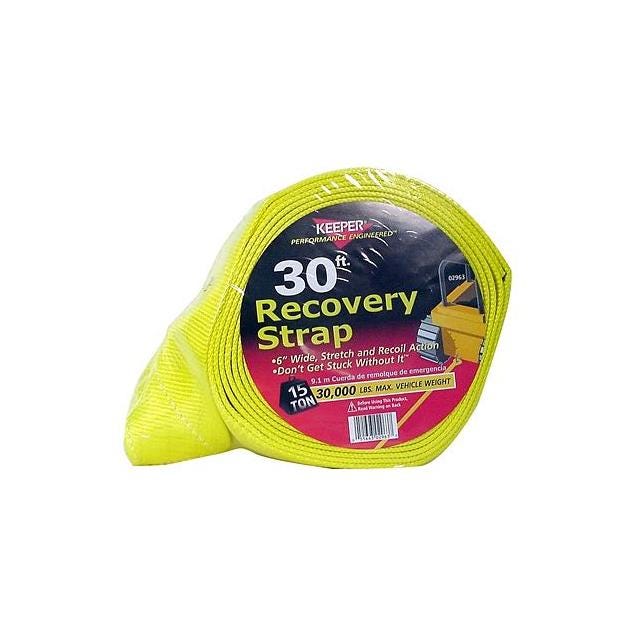 Keeper 6 In. x 30 Ft. Vehicle Recovery Strap Keeper 6 In. x 30 Ft. Vehicle Recovery Strap