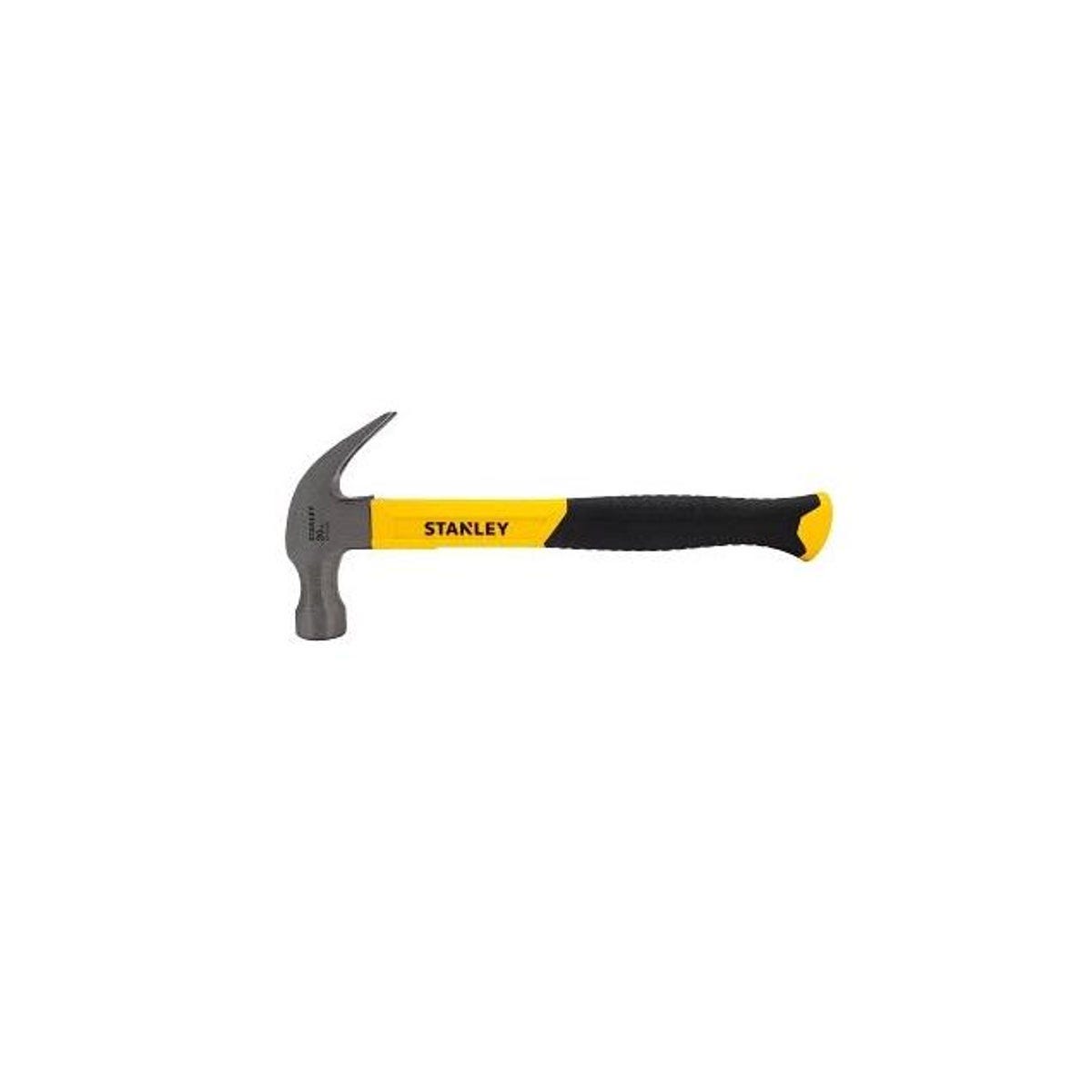 Stanley 20 Oz. Curve Claw Hammer with Fiberglass Handle